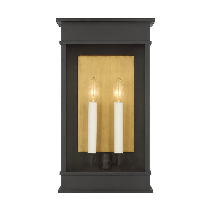 Visual Comfort Studio - CO1472TXB - Two Light Outdoor Wall Sconce - Cupertino - Textured Black