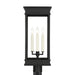 Visual Comfort Studio - CO1524TXB - Four Light Outdoor Post Lantern - Cupertino - Textured Black