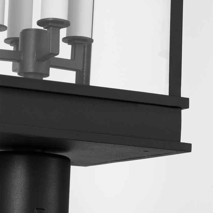 Visual Comfort Studio - CO1524TXB - Four Light Outdoor Post Lantern - Cupertino - Textured Black