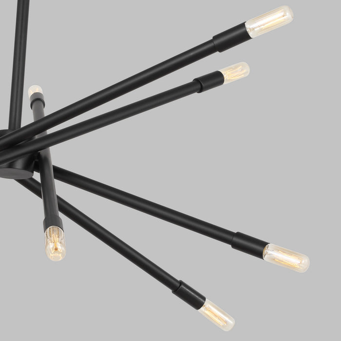 Visual Comfort Studio - CC16612MBK - 12 Light Chandelier - Eastyn - Midnight Black