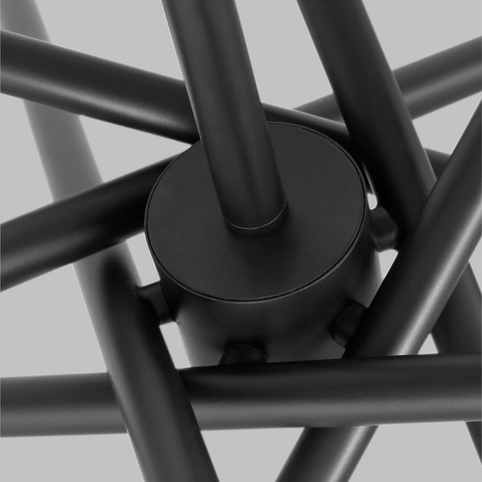 Visual Comfort Studio - CC16612MBK - 12 Light Chandelier - Eastyn - Midnight Black