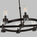 Visual Comfort Studio - CC1378AI - Eight Light Chandelier - Geneva - Aged Iron