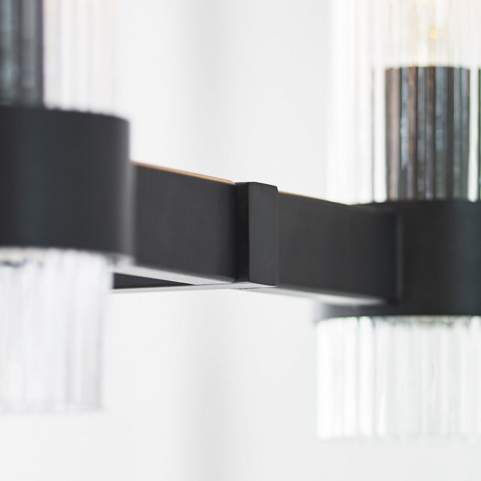 Visual Comfort Studio - CC13810AI - Ten Light Chandelier - Geneva - Aged Iron