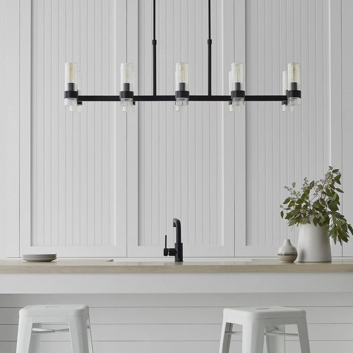 Visual Comfort Studio - CC13810AI - Ten Light Chandelier - Geneva - Aged Iron