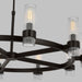Visual Comfort Studio - CC16810AI - Eight Light Chandelier - Geneva - Aged Iron