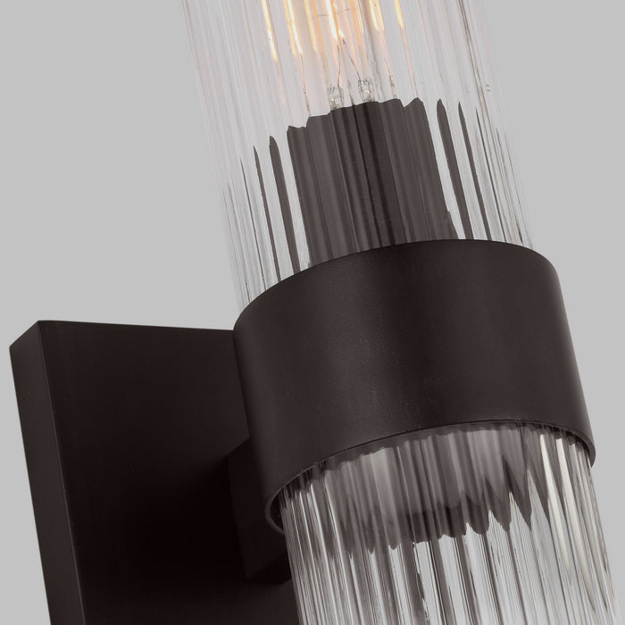 Visual Comfort Studio - CV1021AI - One Light Bath Vanity - Geneva - Aged Iron