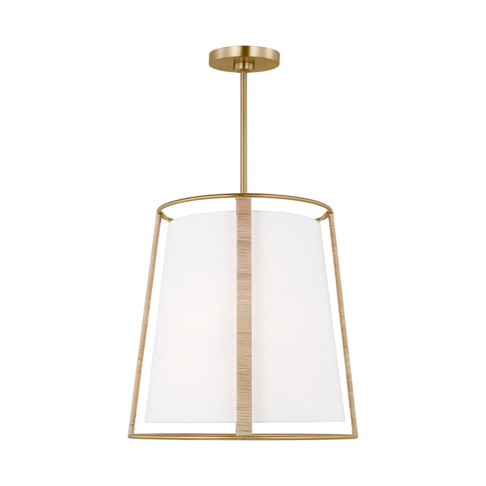 Visual Comfort Studio - DJP1002SB - Two Light Pendant - Cortes - Satin Brass