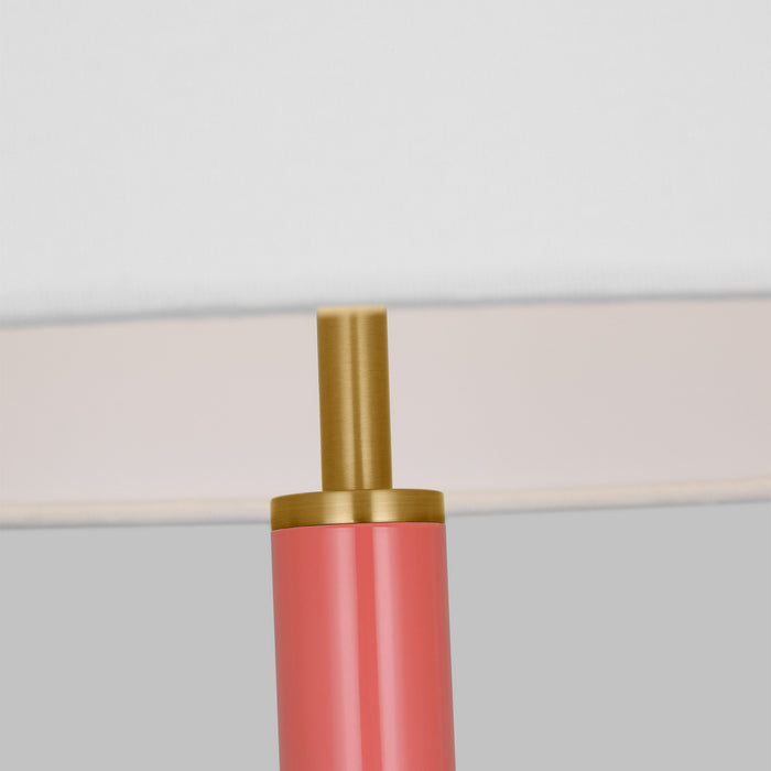 Visual Comfort Studio - KST1051BBSCRL1 - One Light Floor Lamp - Monroe - Burnished Brass