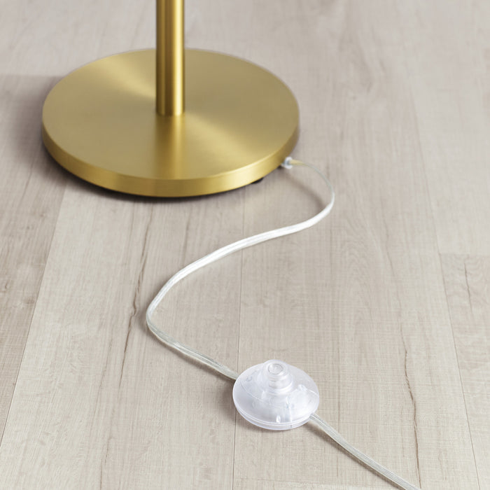 Visual Comfort Studio - KST1051BBSCRL1 - One Light Floor Lamp - Monroe - Burnished Brass