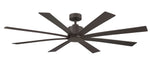 Wind River Fan Company - WR2120TB - 65"Ceiling Fan - Richland - Textured Brown