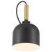 Access - 72018LEDD-BWA - LED Reading Light - Porto - Black with Antique Brushed Brass