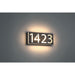 Access - SB-20022LEDDMG-BL/ACR - LED Outdoor Address Light - Numero Wet - Black