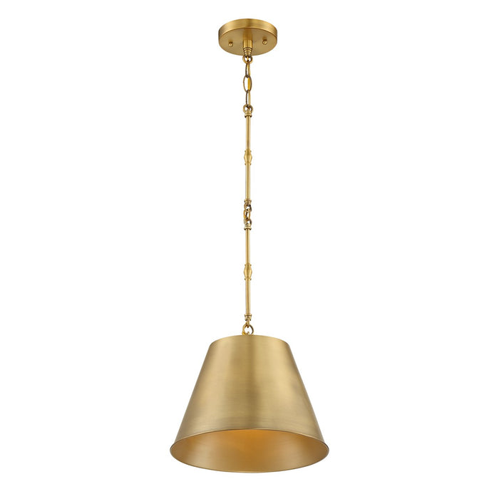 Savoy House - 7-232-1-322 - One Light Pendant - Alden - Warm Brass
