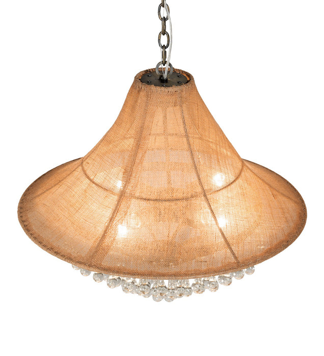 Meyda Tiffany - 242373 - Four Light Pendant - Mosier - Antique Brass