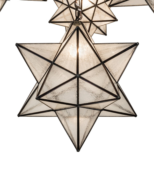 Meyda Tiffany - 245098 - 19 Light Chandelier - Moravian Star - Mahogany Bronze