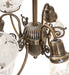 Meyda Tiffany - 253212 - Six Light Chandelier - Revival - Antique Brass