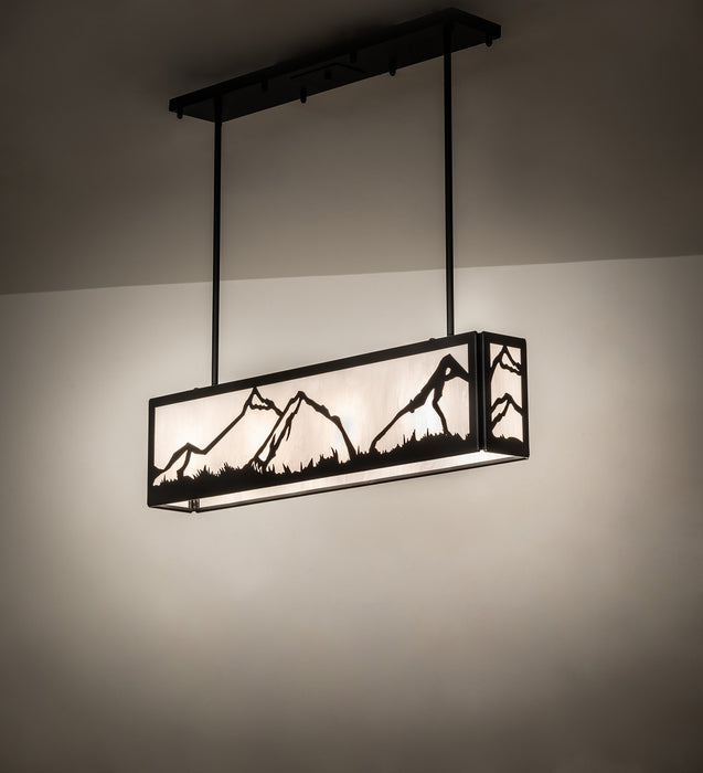 Meyda Tiffany - 257743 - Four Light Pendant - Mountain Range
