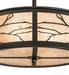 Meyda Tiffany - 258280 - Two Light Semi-Flushmount - Branches - Wrought Iron