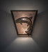 Meyda Tiffany - 258986 - Two Light Wall Sconce - Leaping Trout - Antique Copper,Burnished