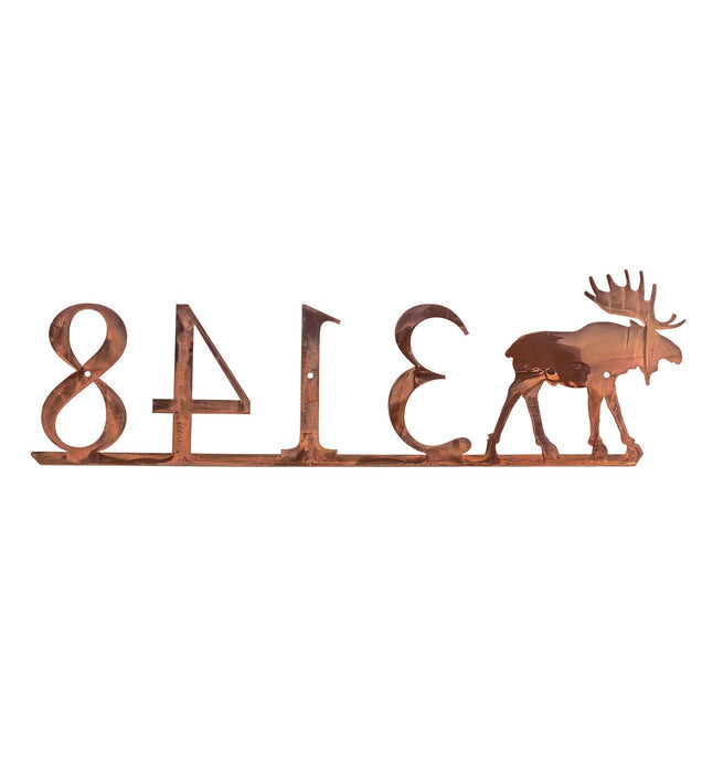 Meyda Tiffany - 259691 - Personalized Sign - Moose - Vintage Copper