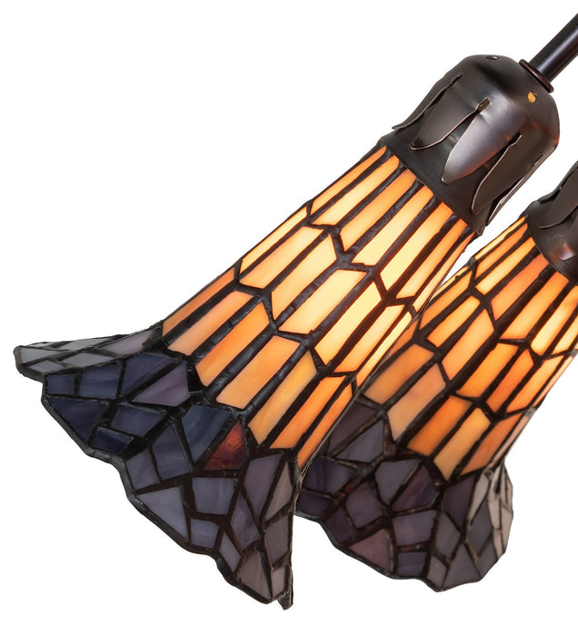 Meyda Tiffany - 261669 - Ten Light Table Lamp - Stained Glass Pond Lily
