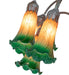 Meyda Tiffany - 262111 - 12 Light Floor Lamp - Amber/Green - Bronze
