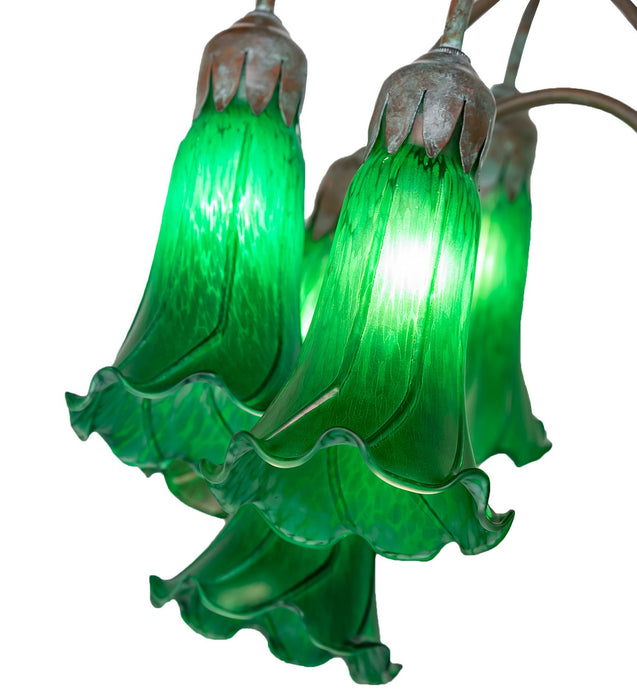 Meyda Tiffany - 262115 - 12 Light Floor Lamp - Green - Bronze