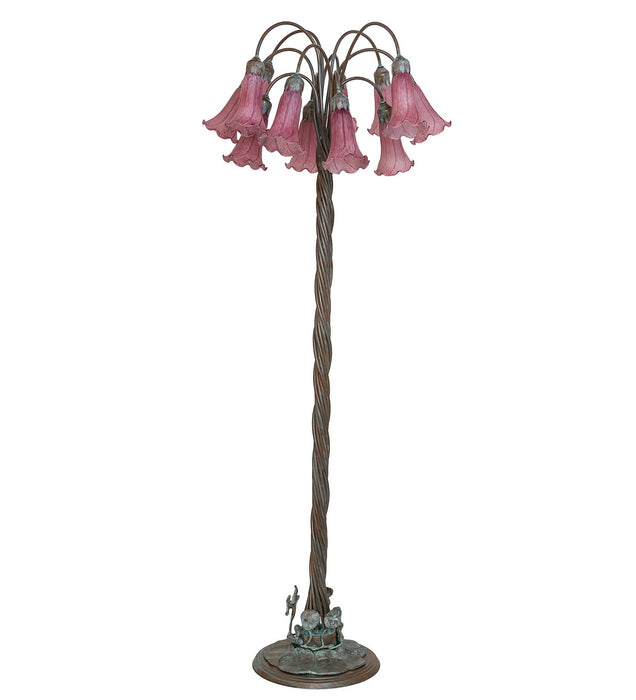 Meyda Tiffany - 262120 - 12 Light Floor Lamp - Lavender - Bronze
