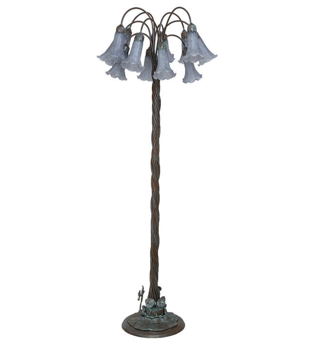 Meyda Tiffany - 262121 - 12 Light Floor Lamp - Gray - Bronze