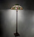 Meyda Tiffany - 262542 - Two Light Floor Lamp - Poker Face - Mahogany Bronze
