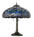 Meyda Tiffany - 263097 - Three Light Table Lamp - Tiffany Hanginghead Dragonfly - Mahogany Bronze