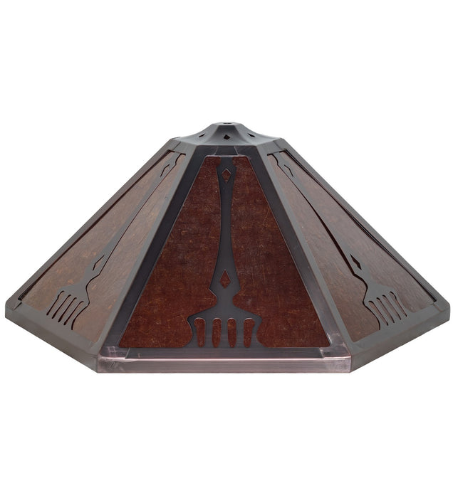 Meyda Tiffany - 98510 - Shade - Grenway - Mahogany Bronze