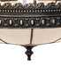Meyda Tiffany - 260196 - Three Light Flush Mount - Vincent - Antique Brass