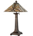 Meyda Tiffany - 263183 - Two Light Table Lamp - Glasgow Bungalow - Mahogany Bronze