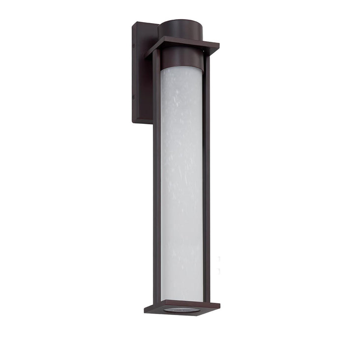 Justice Designs - FSN-7164W-ETCH-MBLK - LED Outdoor Wall Sconce - Fusion - Matte Black