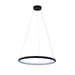 Justice Designs - NSH-4482-MBLK - LED Pendant - Circola - Matte Black