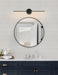 Justice Designs - NSH-9085-MBLK - LED Linear Wall/Bath - Semicirculo - Matte Black