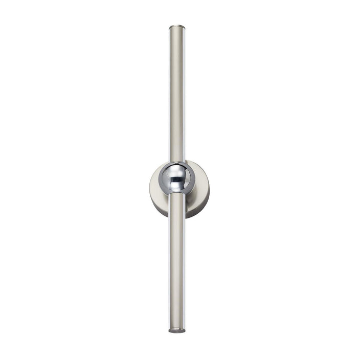 Justice Designs - NSH-9125-NCCR - LED Linear Wall/Bath - Arzy - Brushed Nickel w/ Chrome