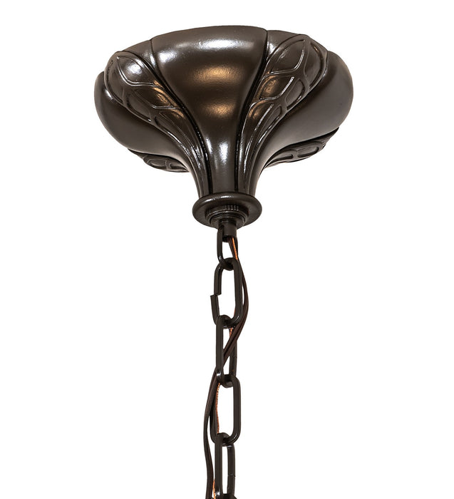 Meyda Tiffany - 199070 - Three Light Pendant - Ilona - Mahogany Bronze