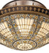 Meyda Tiffany - 259026 - Ten Light Semi-Flushmount - Fleur-De-Lis