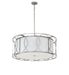Meyda Tiffany - 259236 - Four Light Pendant - Cilindro - Nickel