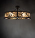 Meyda Tiffany - 259905 - 12 Light Chandel-Air - Whispering Pines - Wrought Iron