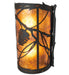 Meyda Tiffany - 261020 - Two Light Wall Sconce - Whispering Pines - Oil Rubbed Bronze