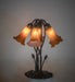 Meyda Tiffany - 262218 - Five Light Table Lamp - Amber - Mahogany Bronze