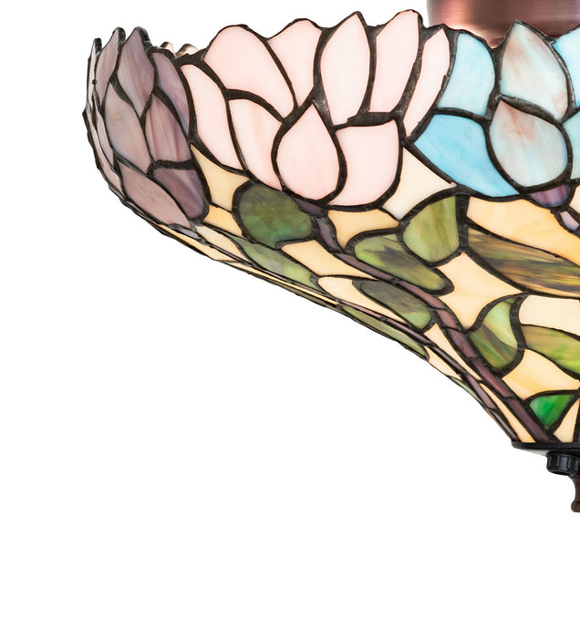 Meyda Tiffany - 263352 - Three Light Fan Light Fixture - Wisteria