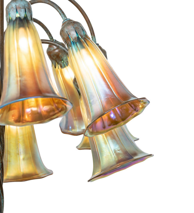 Meyda Tiffany - 264644 - 12 Light Floor Lamp - Amber - Weathered Bronze