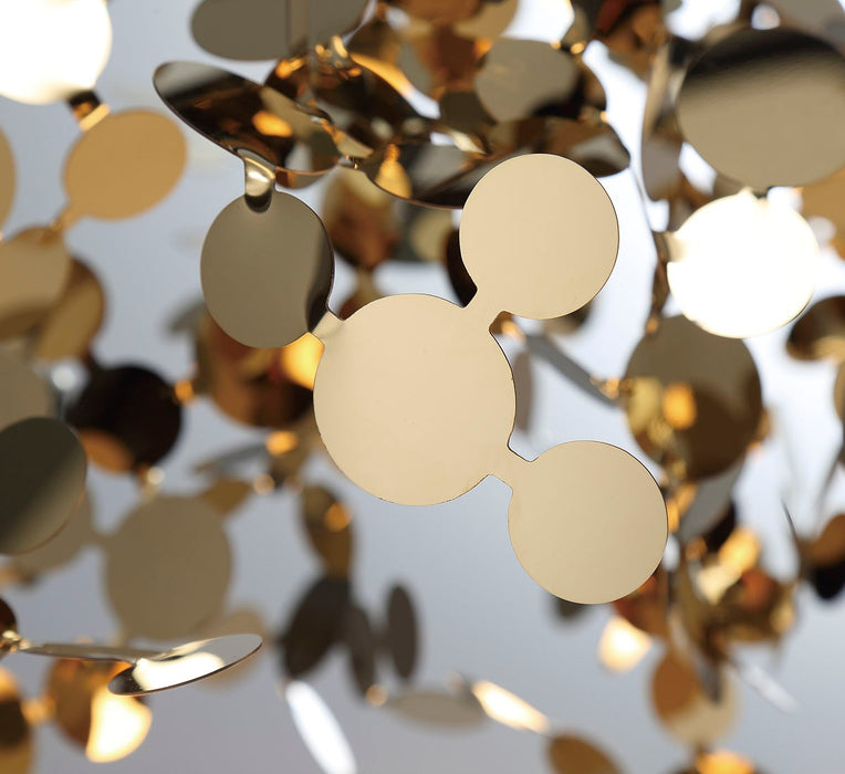 Lib & Co. - 10106-02 - LED Chandelier - Terlizzi - Matte Black with Gold Accent