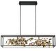 Lib & Co. - 10106-02 - LED Chandelier - Terlizzi - Matte Black with Gold Accent