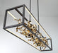 Lib & Co. - 10106-02 - LED Chandelier - Terlizzi - Matte Black with Gold Accent