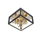 Lib & Co. - 10109-02 - LED Ceiling Mount - Terlizzi - Matte Black with Gold Accent